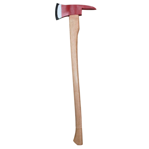 Feuerwehr-Axt mit langem Holz Griff