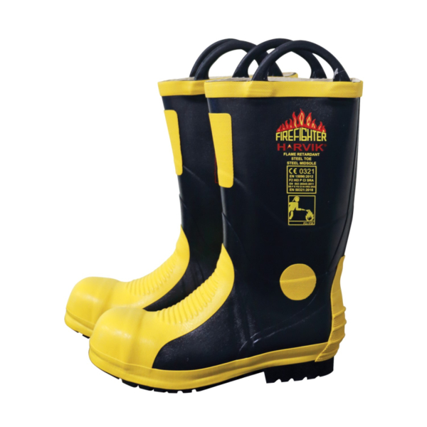 Feuerwehrstiefel aus Gummi