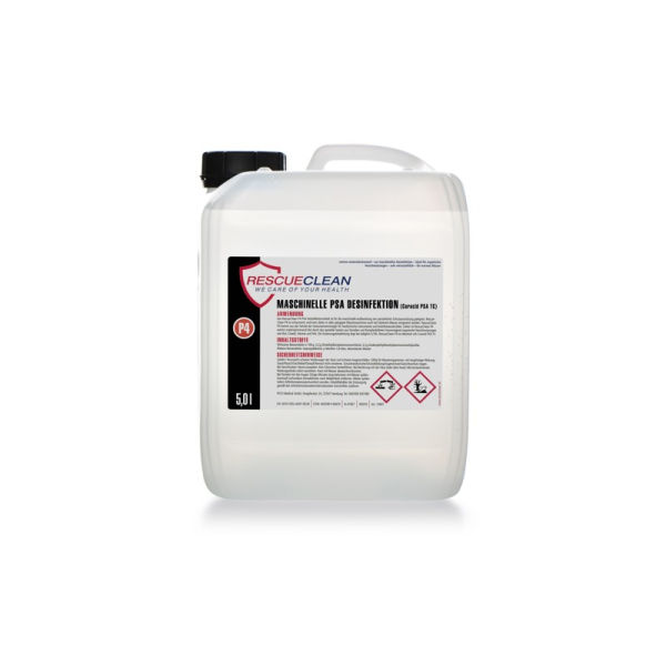 Rescueclean P4 PSA masch. Desinfektion, 5L