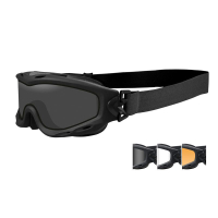 Schutzbrille schwarz SPEAR Smoke/Clear/Light Rust
